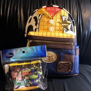 Loungefly Disney Woody Mini Backpack w/coin purse